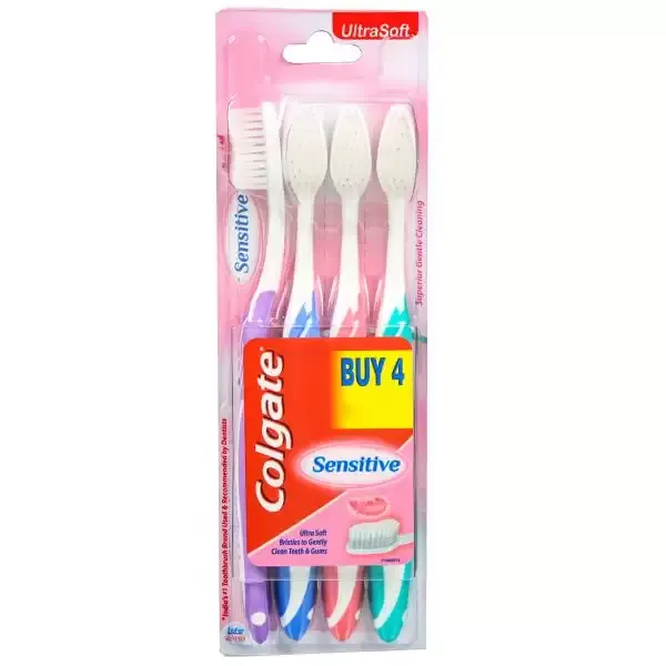 Colgate Sensitive Ultrasoft Toothbrush 4pcs