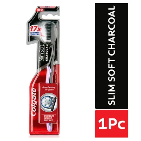 Colgate Slim Soft Charcoal Toothbrush
