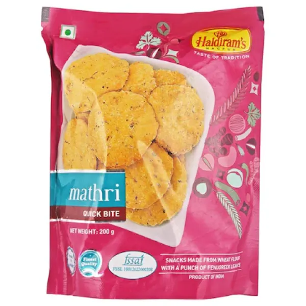 Haldiram's Nagpur Mathri Quick Bite 200g