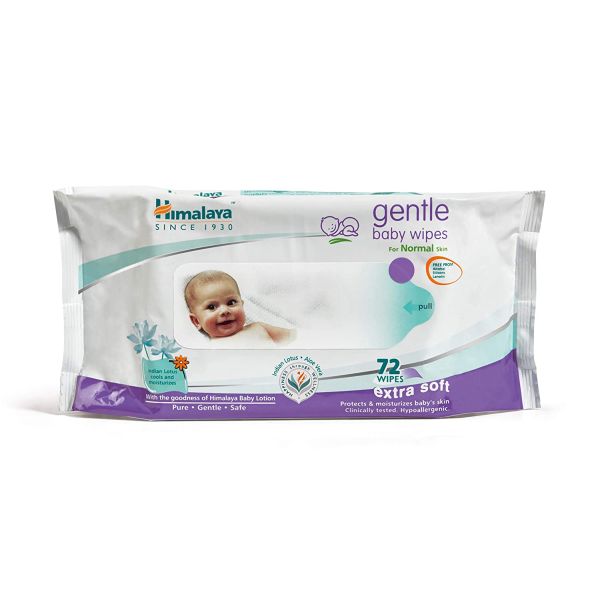Himalaya Gentle Baby Wipes 72pc
