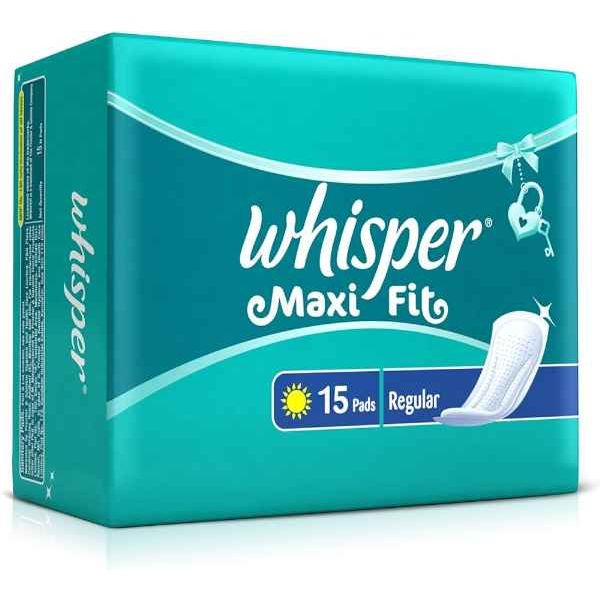 Whisper Maxi Fit Regular 15Pads