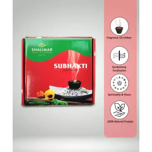 Shalimar Subh Bhakti Sambrani Dhoop Cup 12Nos