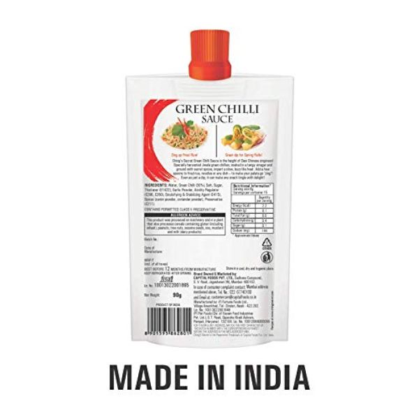 Everest Green Chilli Sauce 90g
