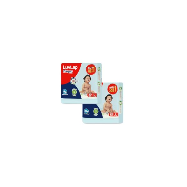 Luvlap Diaper 20 Pants L Buy One Get 1 Free