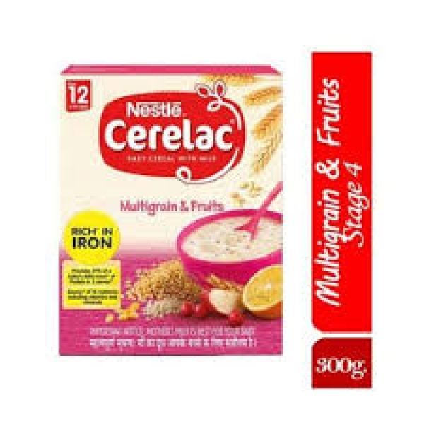 Nestle Cerelac Multigrain Fruit 12-24M 300g