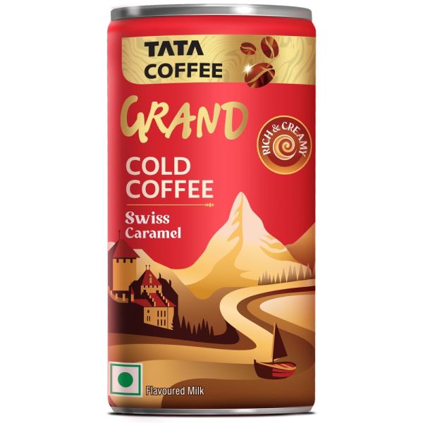 Tata Cold Coffee Swiss Caramel 180Ml